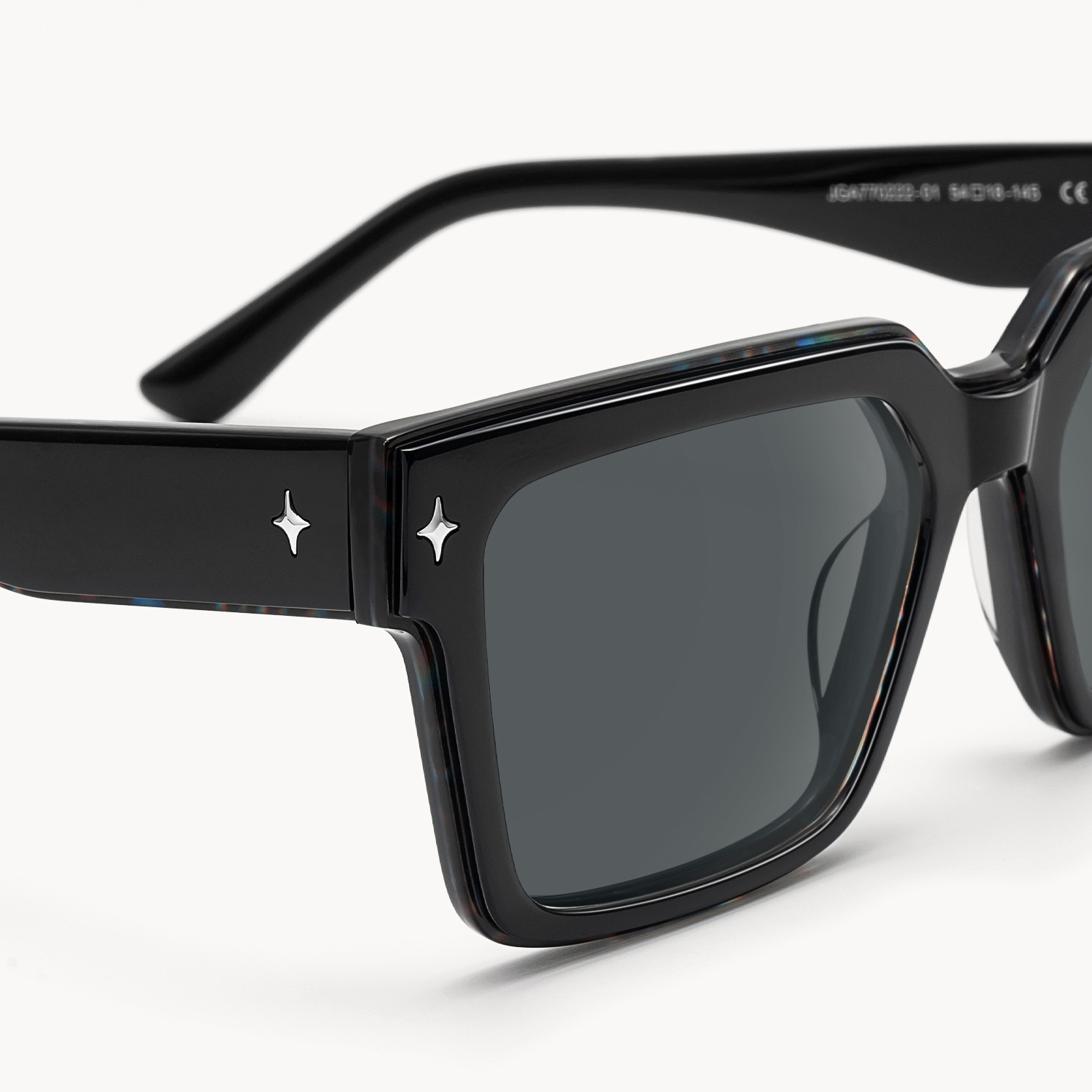 Havok - Rectangle Black Sunglasses - 4