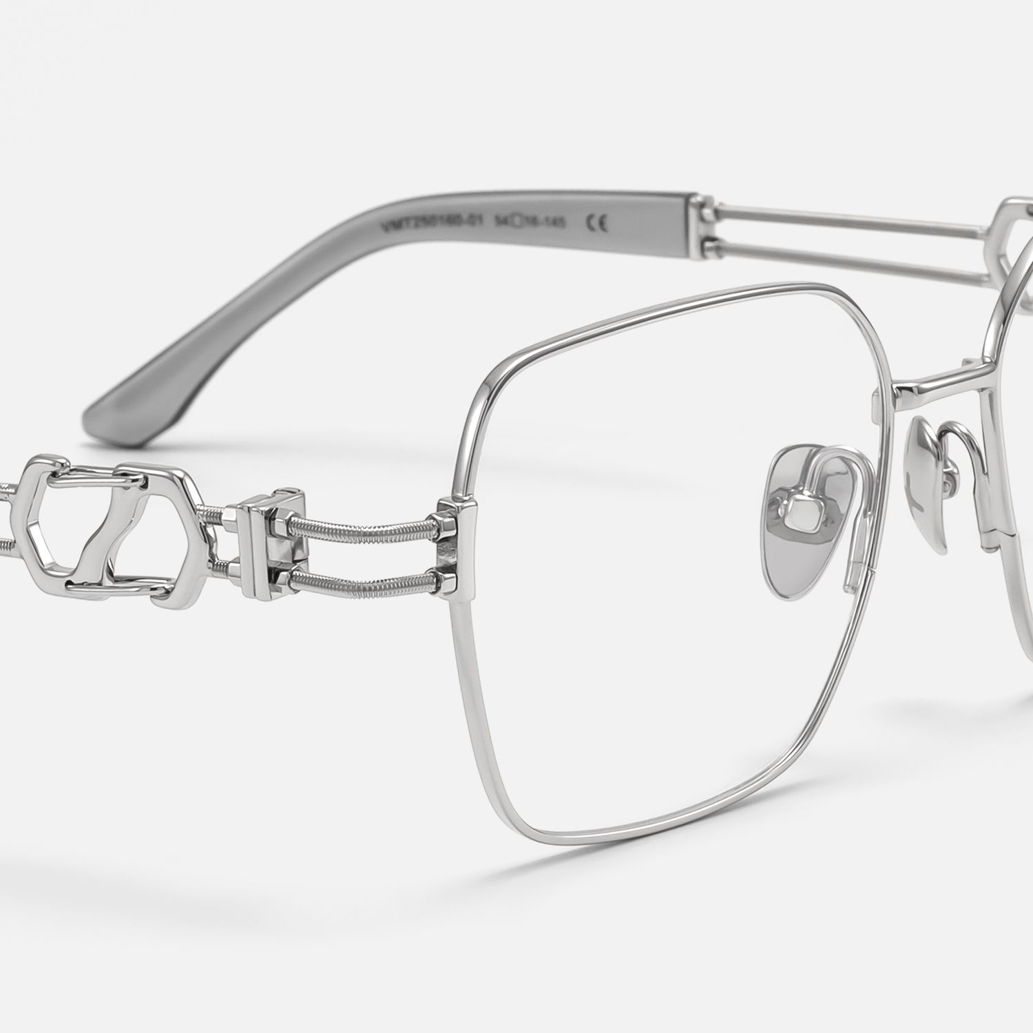 The Architect - Silver Carabiner Glasses | Vooglam Design Details