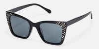 Glitz - Cat Eye Black Sunglasses