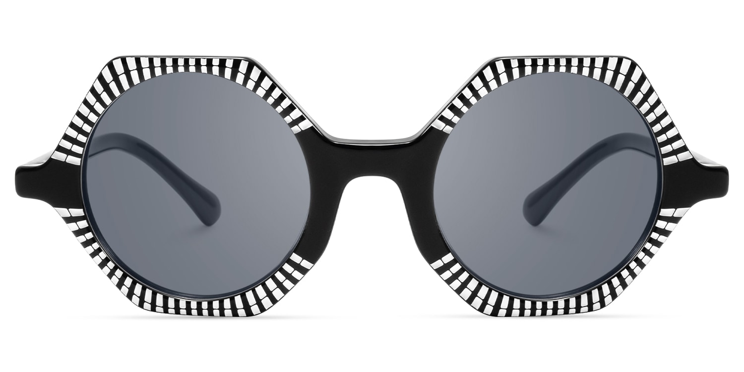 Hypnotic - Geometric Black Sunglasses - 1