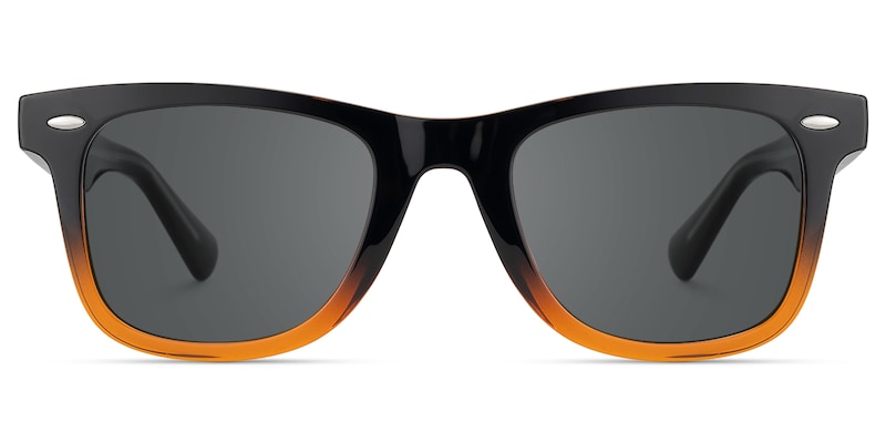 Nadia - Rectangle Two-tone Sunglasses