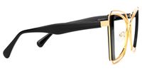 Russell - Square Black Eyeglasses | Vooglam 