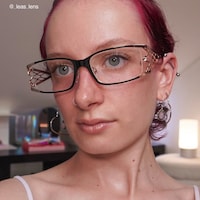 Rainey - Rectangle Two-tone Eyeglasses - 11