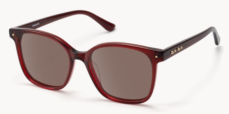 Spacek - Square Red Sunglasses