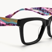Vibranium - Rectangle Black Eyeglasses - 5