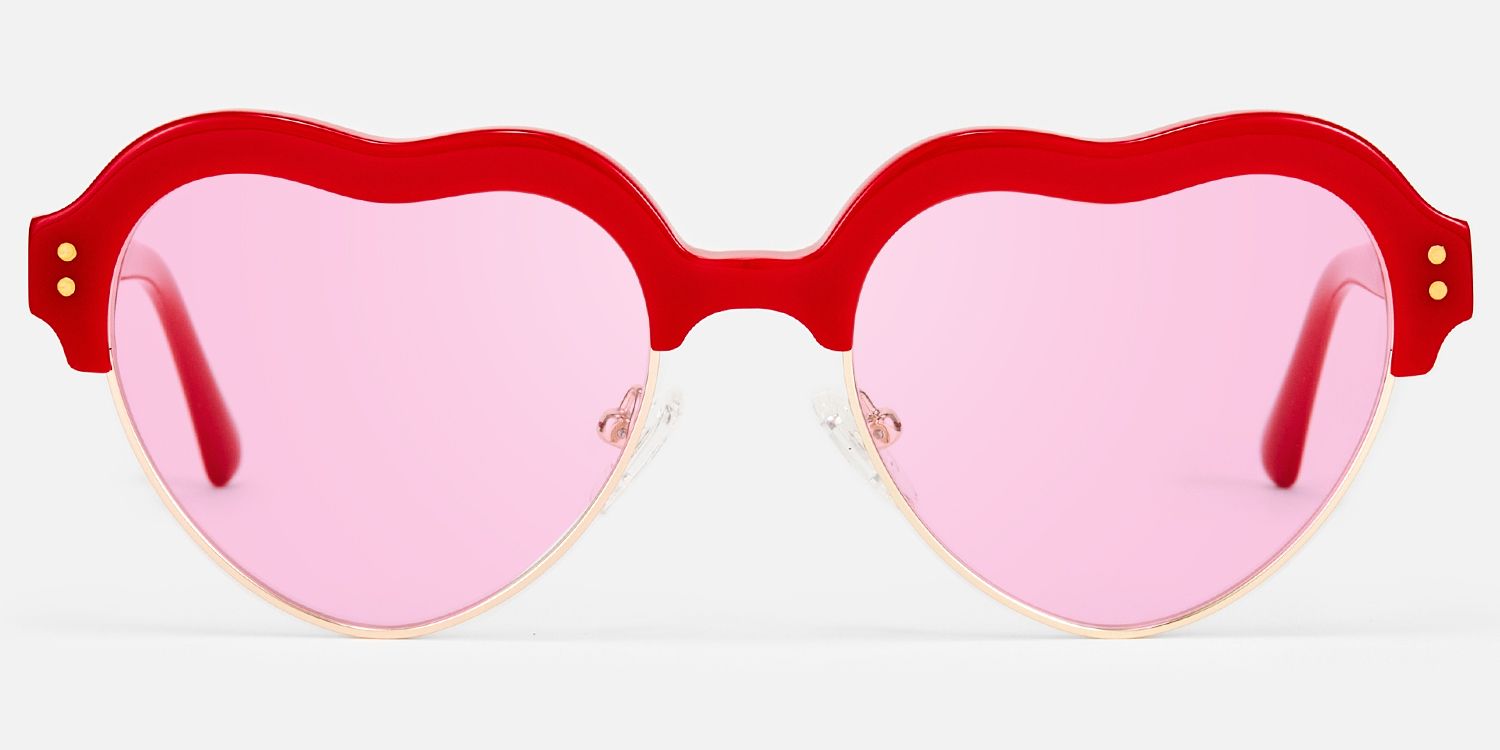 Hannah - Heart Red Sunglasses offers both fashion and practicality. The advanced frames ensure clear vision at any distance, while the stylish frames provide a unique look that is perfect for any occasion.