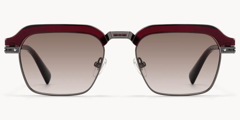 Archive - Rectangle Red Sunglasses