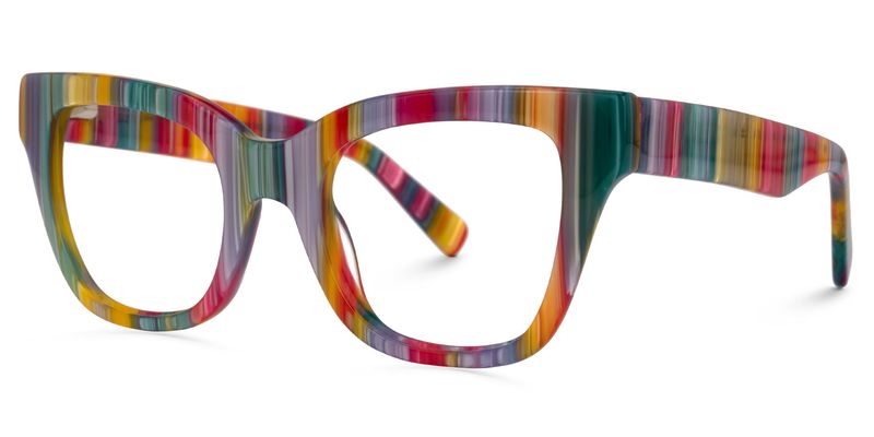 Adila - Rectangle Multicolor Eyeglasses