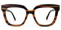 Daruka - Square Tortoise Eyeglasses | Vooglam Angle View