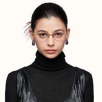 Spine - Geometric Gold Eyeglasses - 1