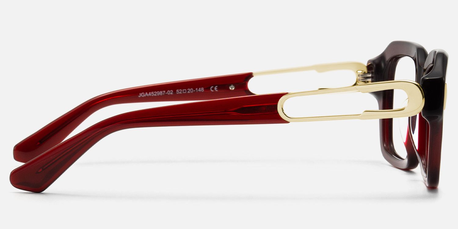 Blindspot - Square Red Eyeglasses product detail 3