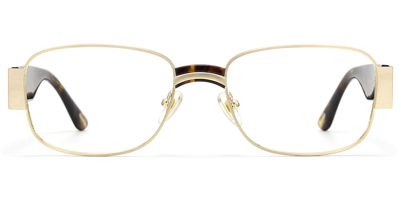 Nyame - Rectangle Gold Eyeglasses
