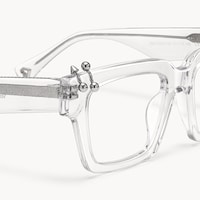 PIERCE - Square Transparent Eyeglasses - 7
