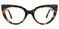 Einar - Cat Eye Tortoise Eyeglasses | Vooglam Angle View