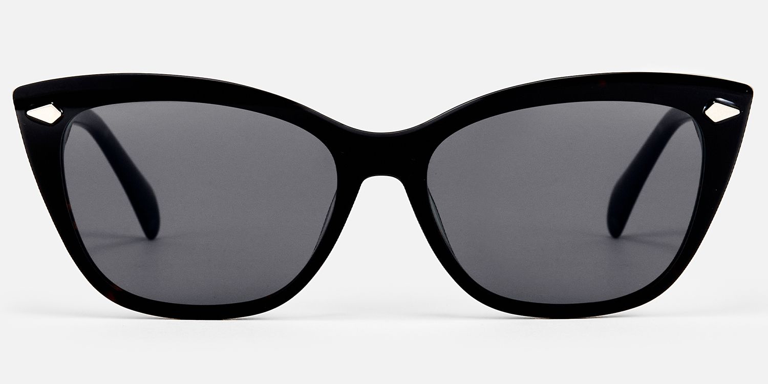 Fineen - Cat Eye Tortoise Clip-on Sunglasses product detail 2