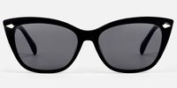Fineen - Cat Eye Tortoise Clip-on Sunglasses | Vooglam Angle View