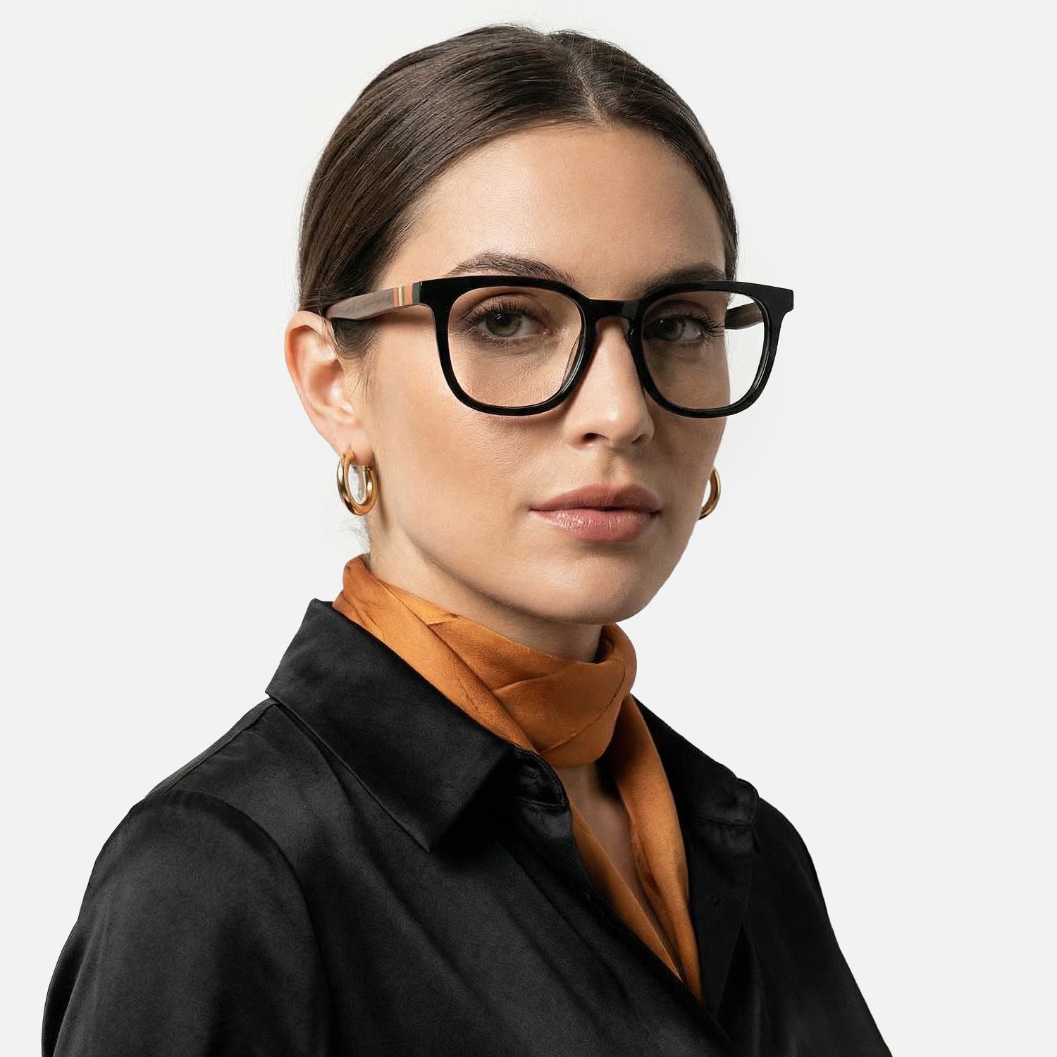 Explore the design story of Lote - Square Black Eyeglasses | Vooglam