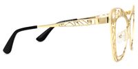 Adita - Cat Eye Gold Eyeglasses | Vooglam 