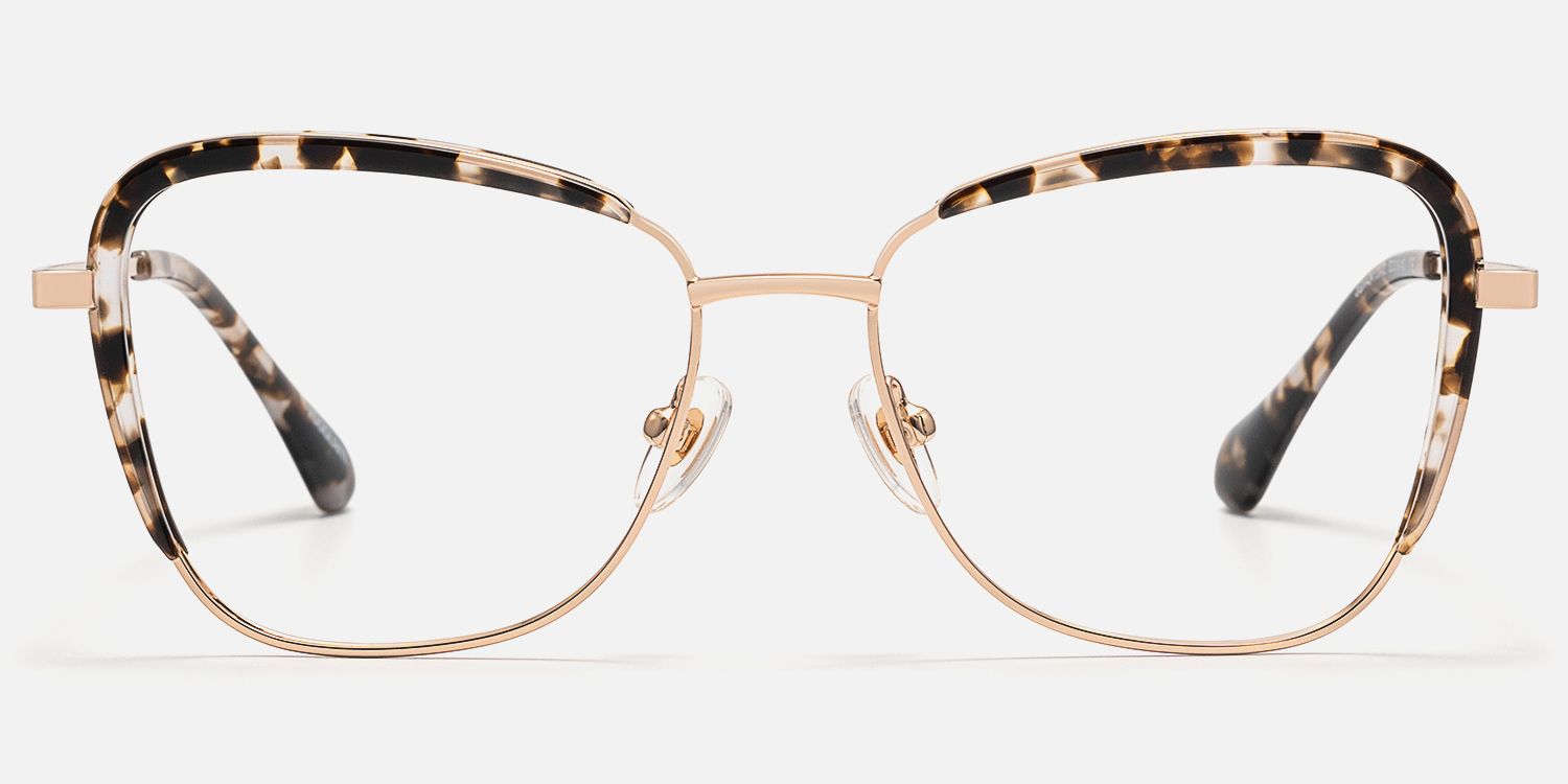 Haze - Butterfly Tortoise Eyeglasses | Vooglam Angle View