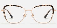 Haze - Butterfly Tortoise Eyeglasses | Vooglam Angle View