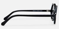 Hypnotic - Geometric Black Sunglasses | Vooglam Side View