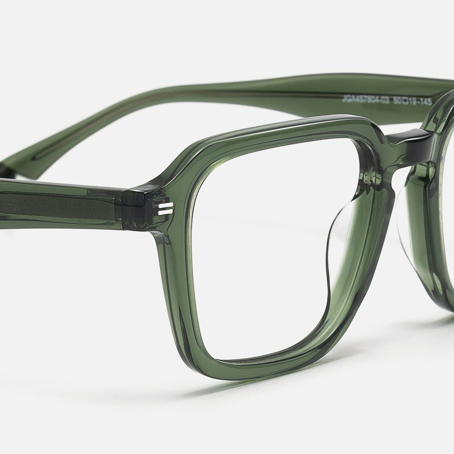 Maven - Square Green Eyeglasses product detail 4