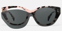 Cicely - Tortoise Cat Eye Sunglasses | Vooglam Angle View