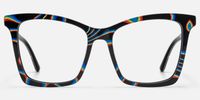 Kiersten - Butterfly Pattern Eyeglasses | Vooglam Angle View