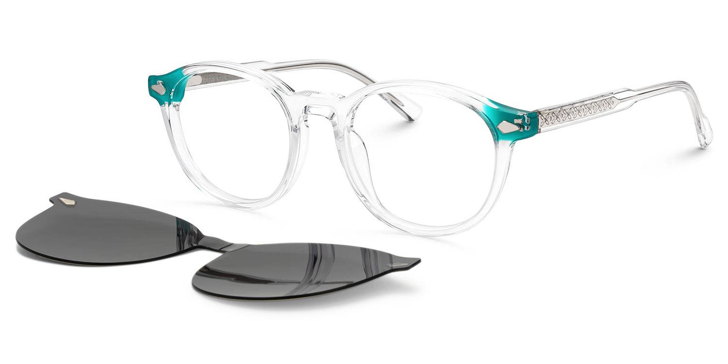 Ferguson - Round Crystal Sunglasses | Vooglam 6
