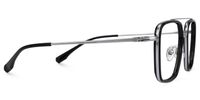 Delaiah - Aviator Black Eyeglasses | Vooglam