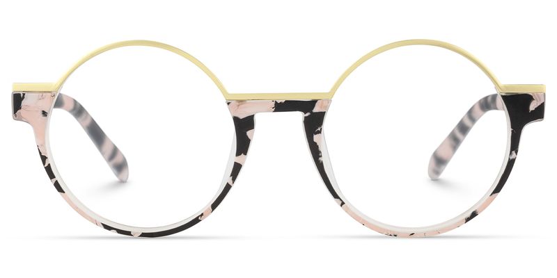 Latina - Round Floral Eyeglasses