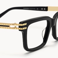 Anansi - Rectangle Black Eyeglasses - 5