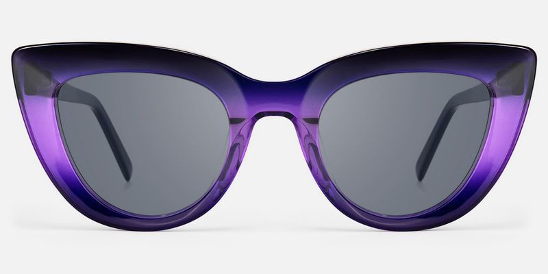 Pastora - Cat Eye Purple Sunglasses by Vooglam