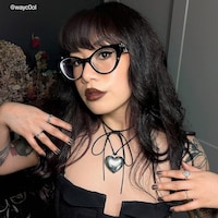 Slay - Cat Eye Black Eyeglasses - 10