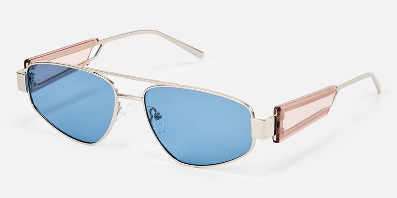 Orbit - Aviator Silver Sunglasses