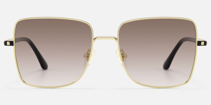 Devereux - Square Gold Sunglasses
