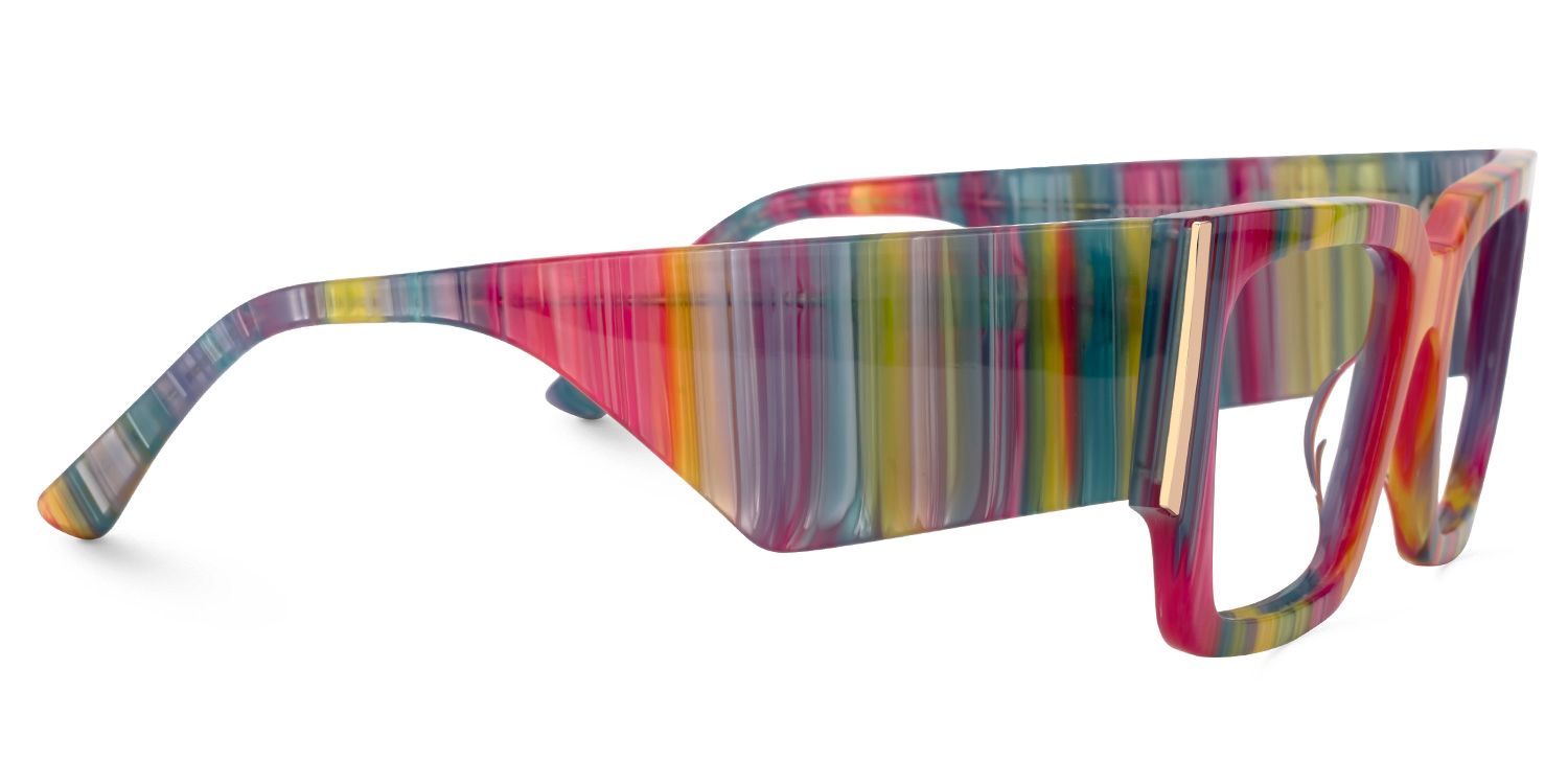 Fantasia - Rectangle Multicolor Eyeglasses product detail 4