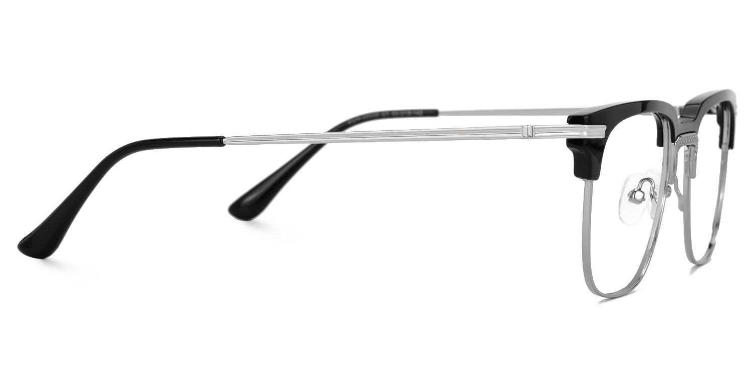 Fayruz - Browline Black Eyeglasses | Vooglam 4