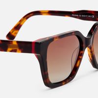 Eclipse - Square Tortoise Sunglasses | Vooglam Design Details