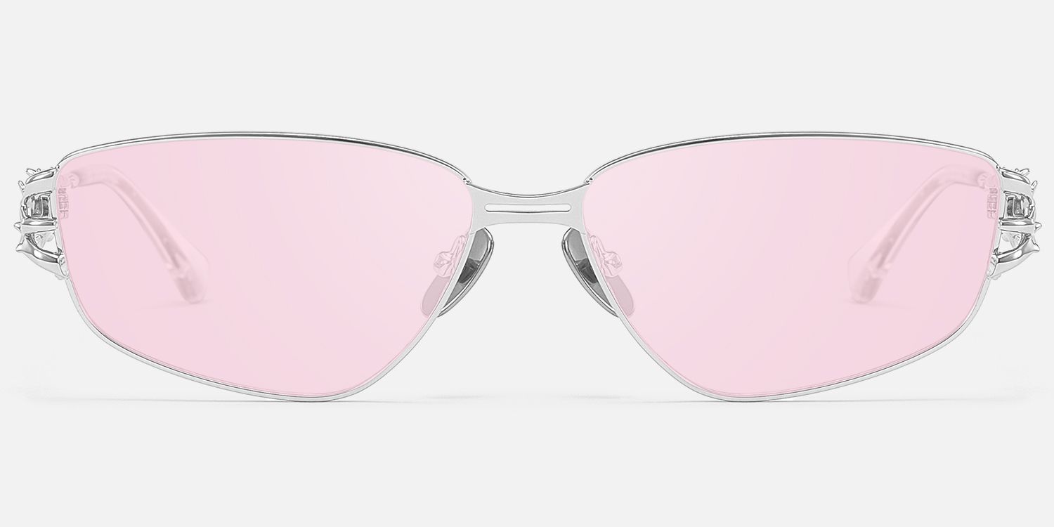 Spine - Geometric Silver Sunglasses product detail 2