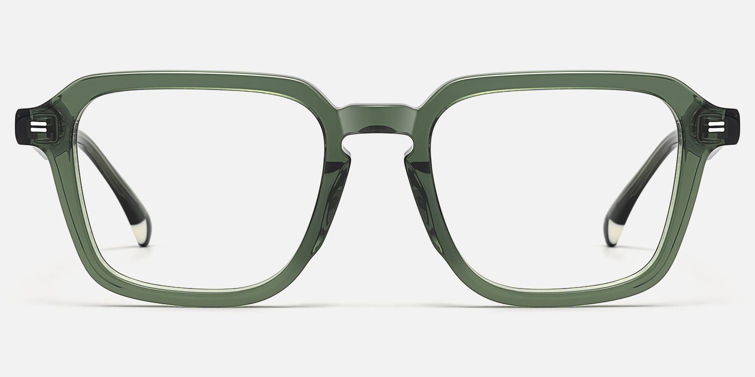 Maven - Square Green Eyeglasses product detail 2