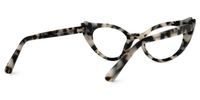 Bakir - Cat Eye Tortoise Eyeglasses | Vooglam Side View
