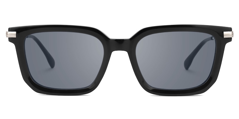 Denbeigh - Rectangle Black Sunglasses