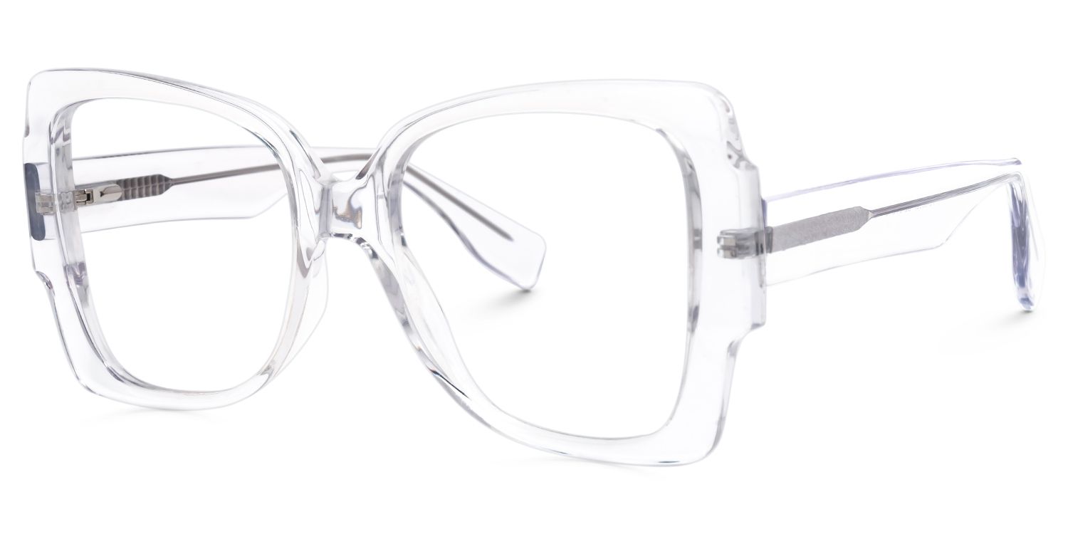 Elisaria - Butterfly Crystal Eyeglasses | Vooglam Front View