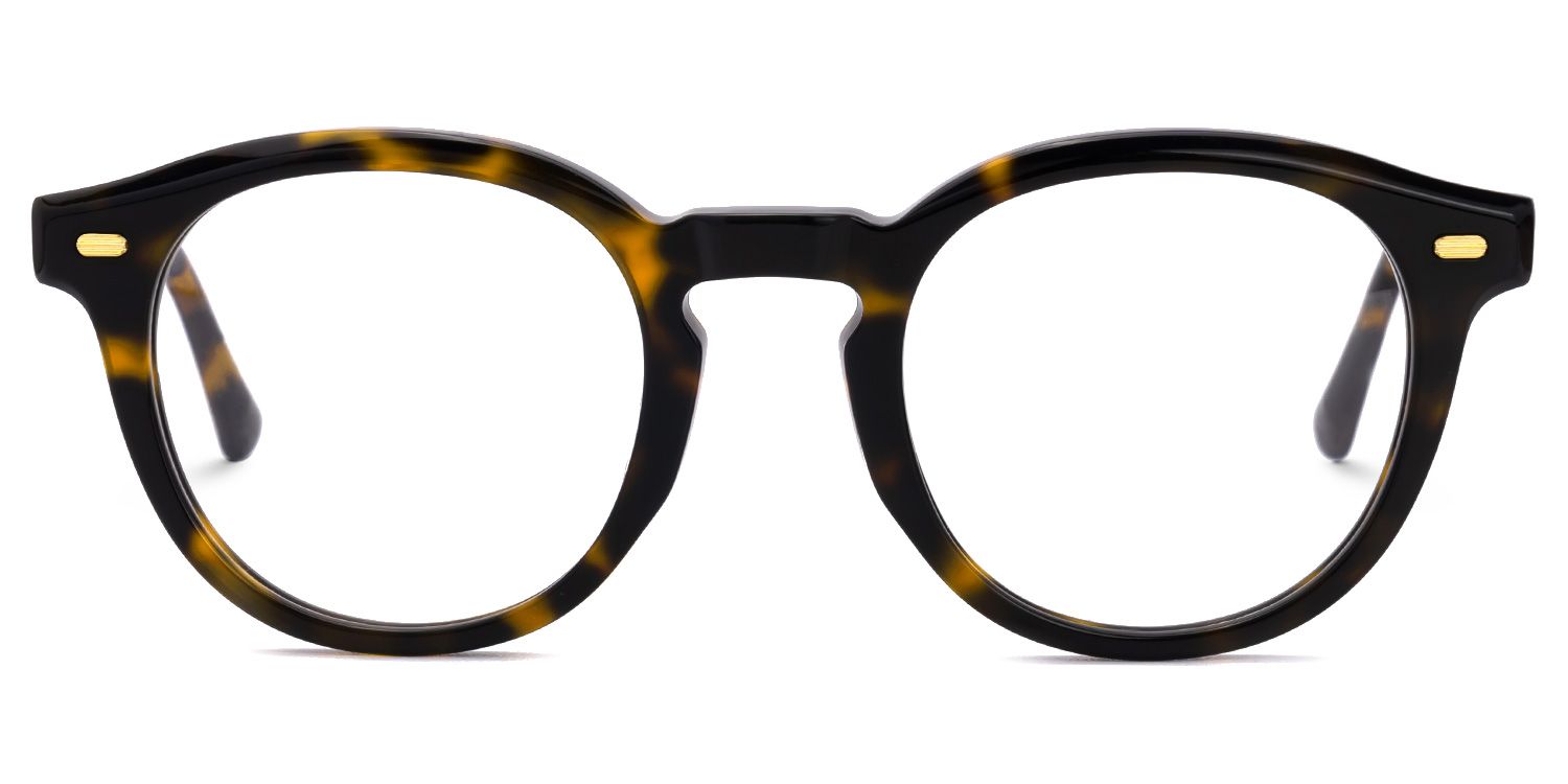 Kacela - Round Tortoise Eyeglasses | Vooglam Angle View