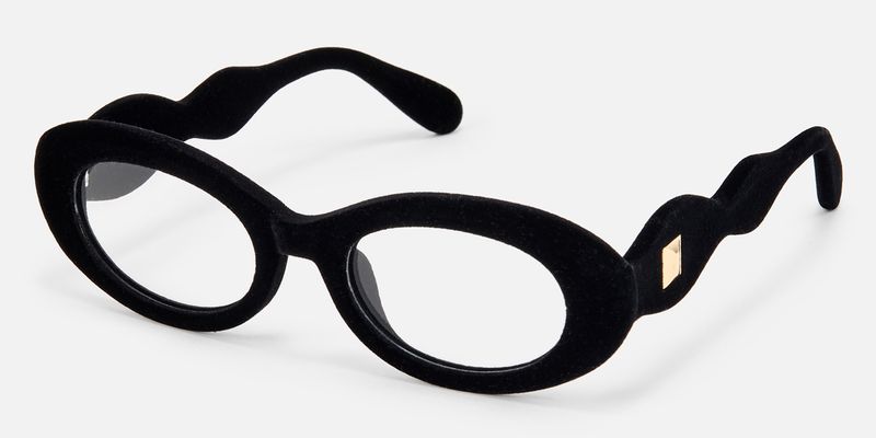 Royale - Oval Black Eyeglasses