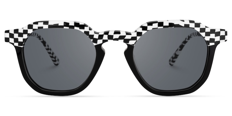 Mahsa - Geometric Pattern Sunglasses