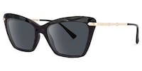 Annie - Elegant Black Rectangle Frame Sunglasses - 2