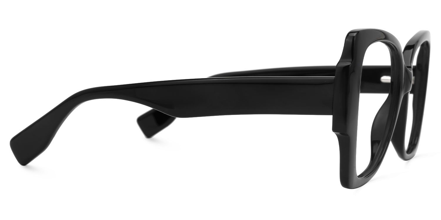 Elisaria - Butterfly Black Eyeglasses by Vooglam - Product View 4
