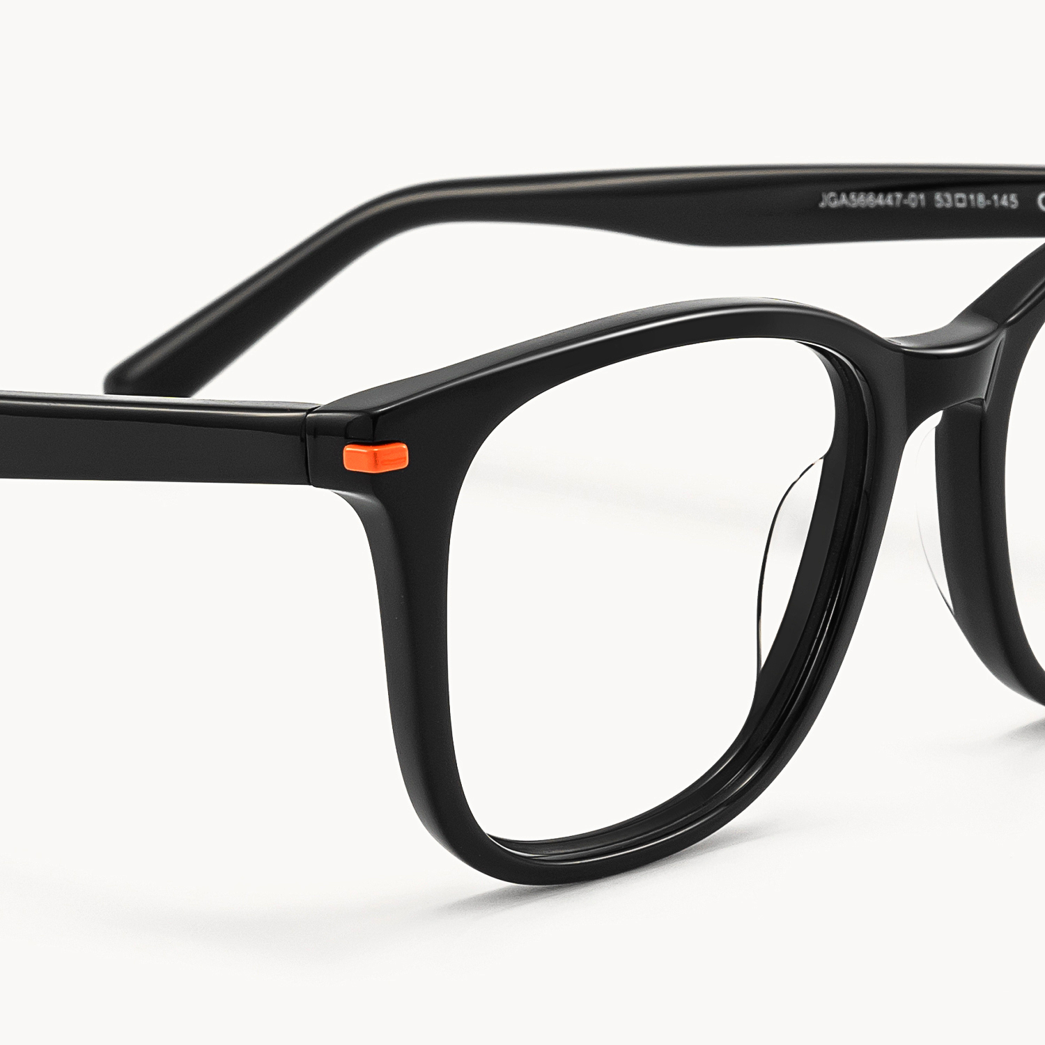 Holo - Square Black Eyeglasses - 5